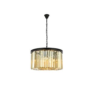 Sydney 8-Light Chandelier in Matte Black