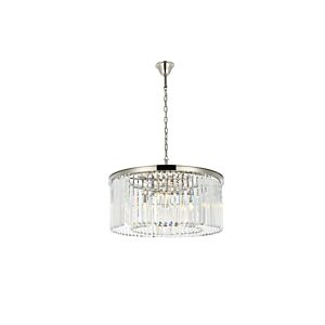 Sydney 8-Light Chandelier in Polished Nickel