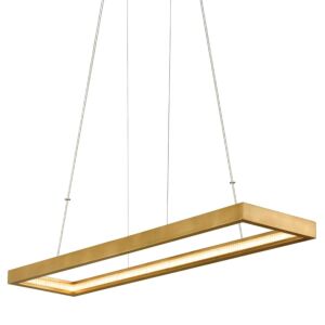 Jasmine 1-Light LED Linear in Gold Leaf