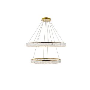 Monroe LED Chandelier in Gold