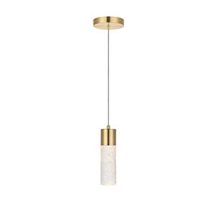 Constellation 1-Light LED Pendant in Gold