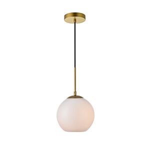 BAXTER 1-Light Pendant in Brass