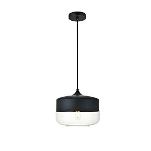 ASHWELL 1-Light Pendant in Black