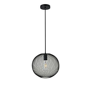 KELLER 1-Light Pendant in Black