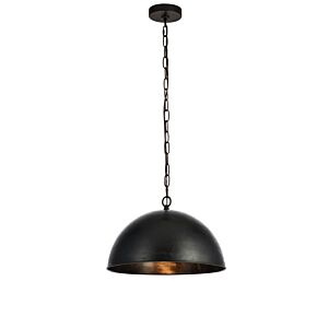 Merce 1-Light Pendant in Vintage Black