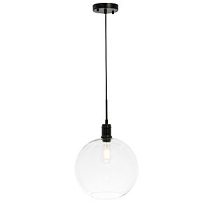 Emett 1-Light Pendant in Black