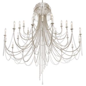 Arcadia 28-Light 2Chandelier in Antique Silver