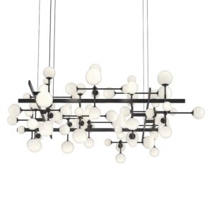 Nebula 31-Light LED Pendant in Satin Black