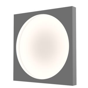 Vuoto 1-Light LED Wall Sconce in Dove Gray