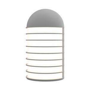 Lighthouse 1-Light LED Wall Sconce in Textured Gray