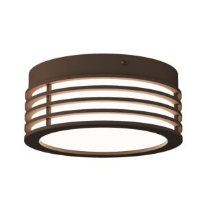 Marue 1-Light LED Surface Mount in Textured Bronze