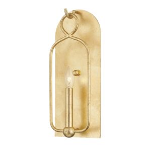 Mallory 1-Light Wall Sconce in Gold Leaf