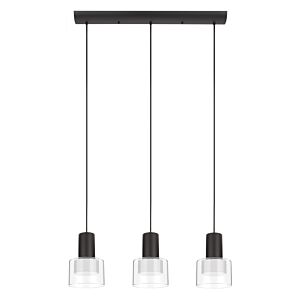 Molineros 1-Light LED Linear Pendant in Black