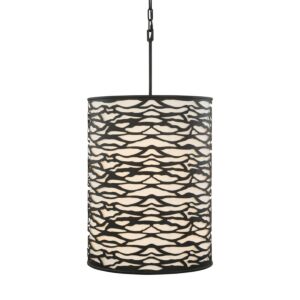 Kato 6-Light Pendant in Carbon Black