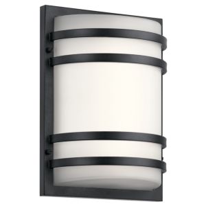 Kichler LED Exterior 13 Inch Wall Sconce in Textured Black