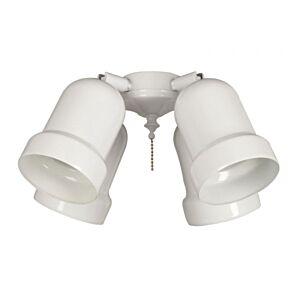 Light Kit-Armed 4-Light LED Ceiling Fan Light Kit Light Kit in White
