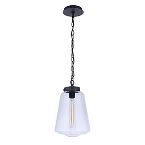 Laclede 1-Light Outdoor Pendant in Midnight