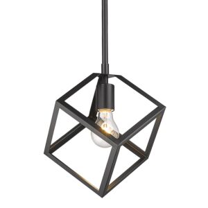 Cassio BLK 1-Light Mini Pendant in Matte Black