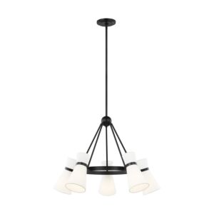 Clark 5-Light Chandelier in Midnight Black