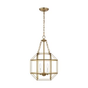 Morrison 3-Light Lantern in Satin Brass