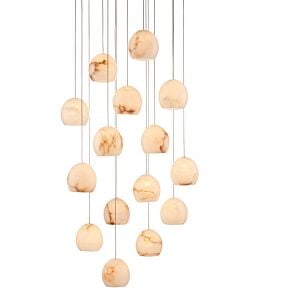 Lazio 15-Light 1Pendant in White