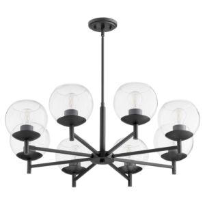 Lyon 8-Light Chandelier in Matte Black