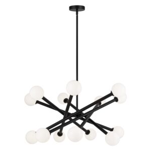 Matchstix 14-Light Pendant in Black