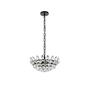 Emilia 3-Light Pendant in Black