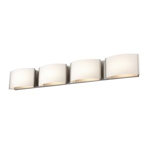 Vanguard CCT LED Bathroom Vanity Light in Satin Nickel