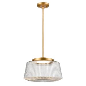 Lunenberg CCT LED Pendant in Brass