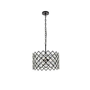 Lyla 3-Light Pendant in Black