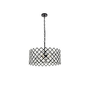 Lyla 5-Light Pendant in Black