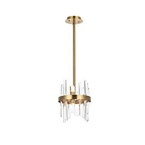 Serena 6-Light Pendant in Satin Gold