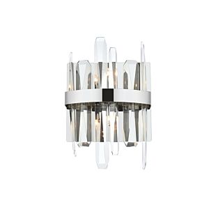 Serena 2-Light Bathroom Vanity Light Sconce in Chrome