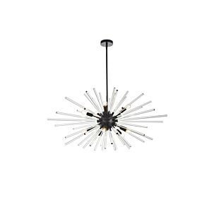 Sienna 10-Light Pendant in Black