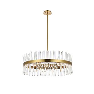 Serephina 16-Light Chandelier in Satin Gold