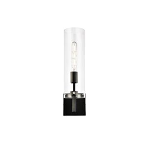 Savant 1-Light Wall Sconce in Black