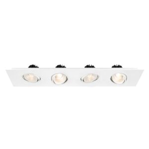 4-Light Downlight in White