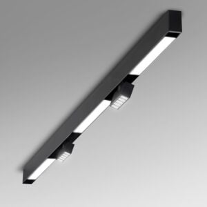 1-Light LED Surface Mount in Black