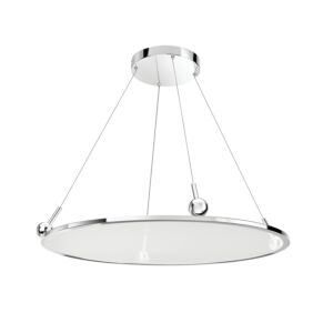 Jovian 1-Light LED Chandelier in Chrome