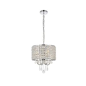 Elise 4-Light Pendant in chrome