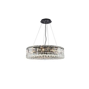 Maxime 12-Light Chandelier in Black