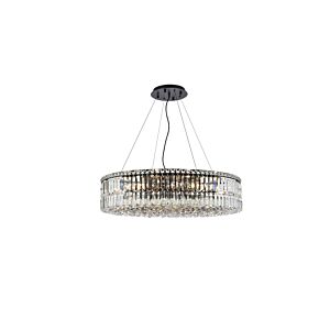 Maxime 18-Light Chandelier in Black