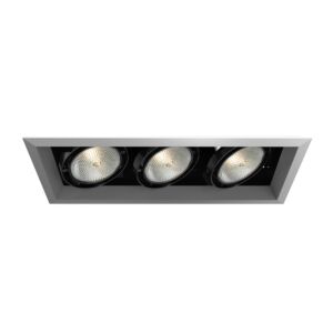 3-Light Recessed in Platinum