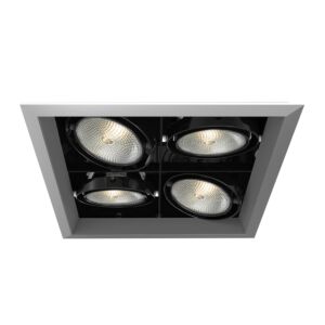 4-Light Recessed in Platinum