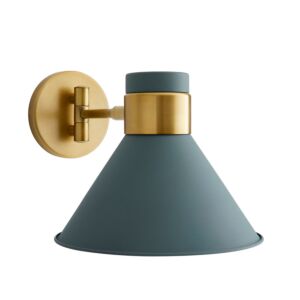 Lane 1-Light Wall Sconce in Cadet Blue