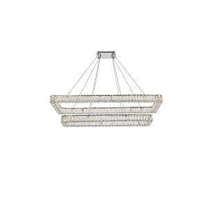 Monroe 2-Light LED Pendant in Chrome