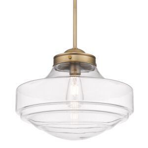 Ingalls MBS 1-Light Pendant in Modern Brass