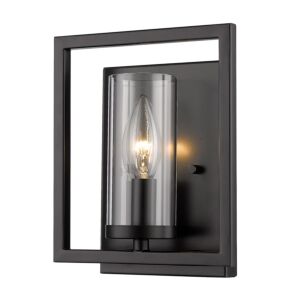 Marco BLK 1-Light Wall Sconce in Matte Black