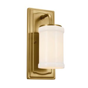 Vetivene 1-Light Wall Sconce in Natural Brass